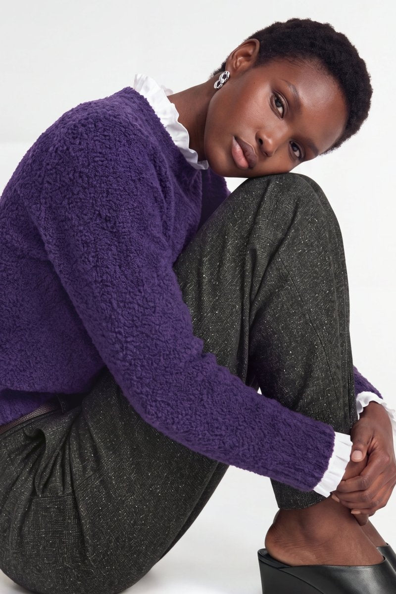 Bouclé-Strickpullover-Rich & Royal