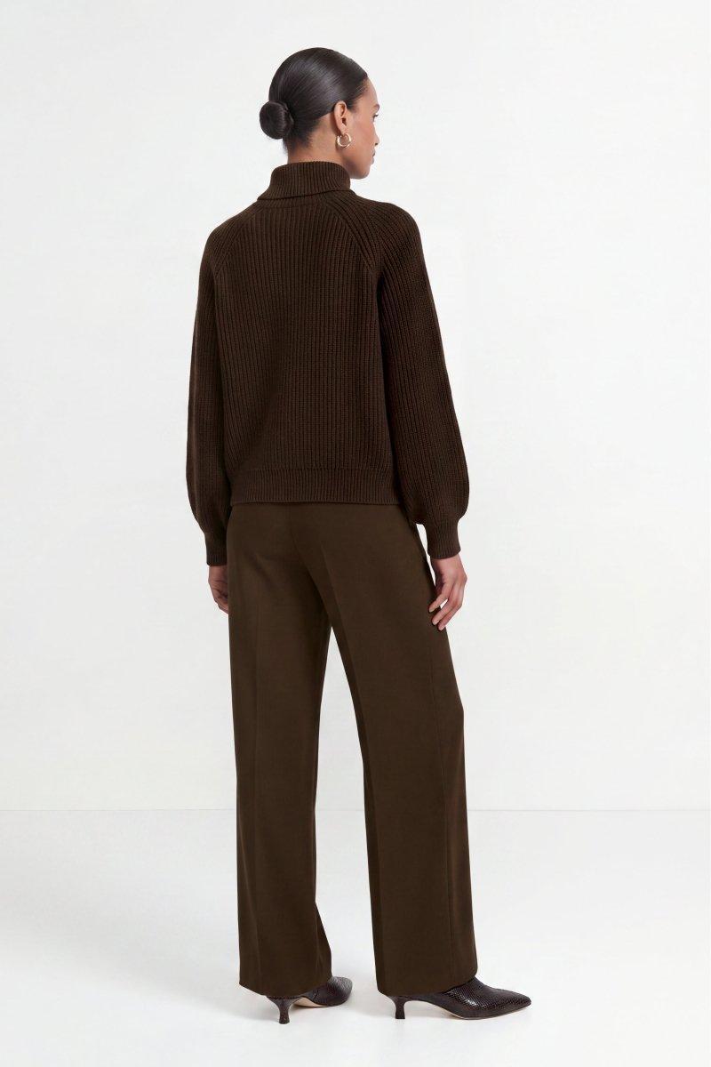 Rippstrick-Rollkragenpullover-Rich & Royal