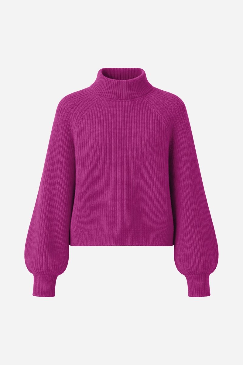 Rippstrick-Rollkragenpullover-Rich & Royal