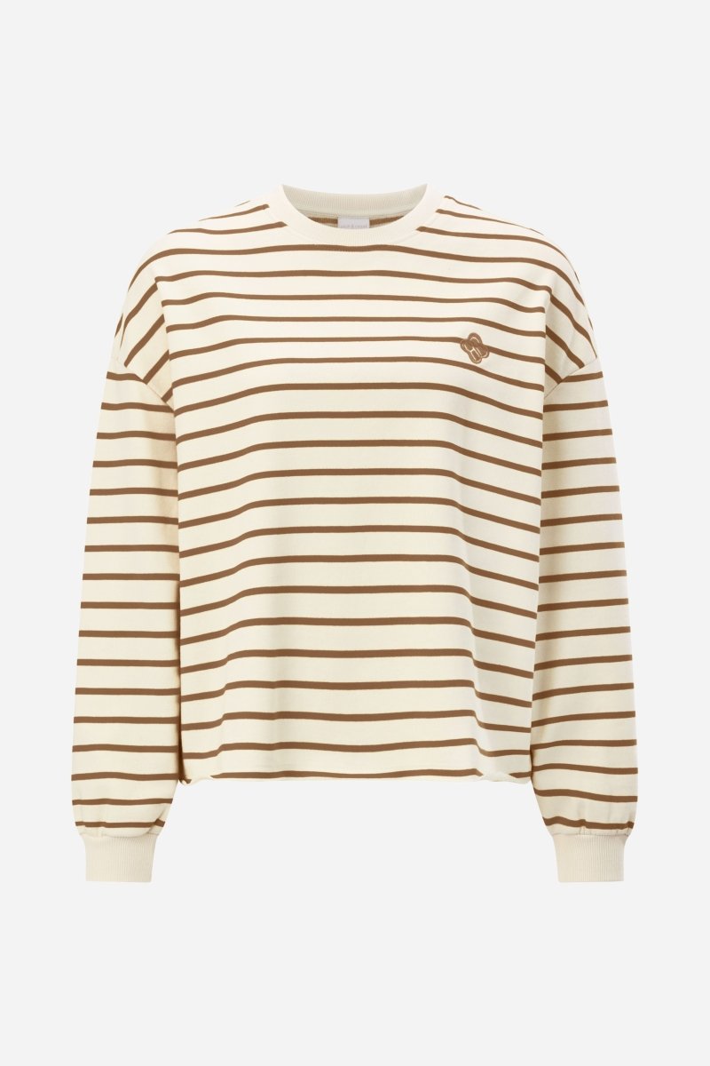 Gestreiftes Oversize-Sweatshirt-Rich & Royal