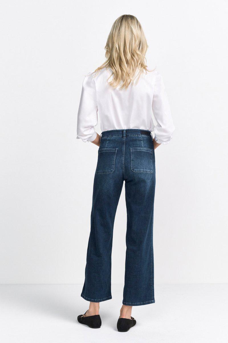 Cropped-Jeans mit geradem Bein-Rich & Royal