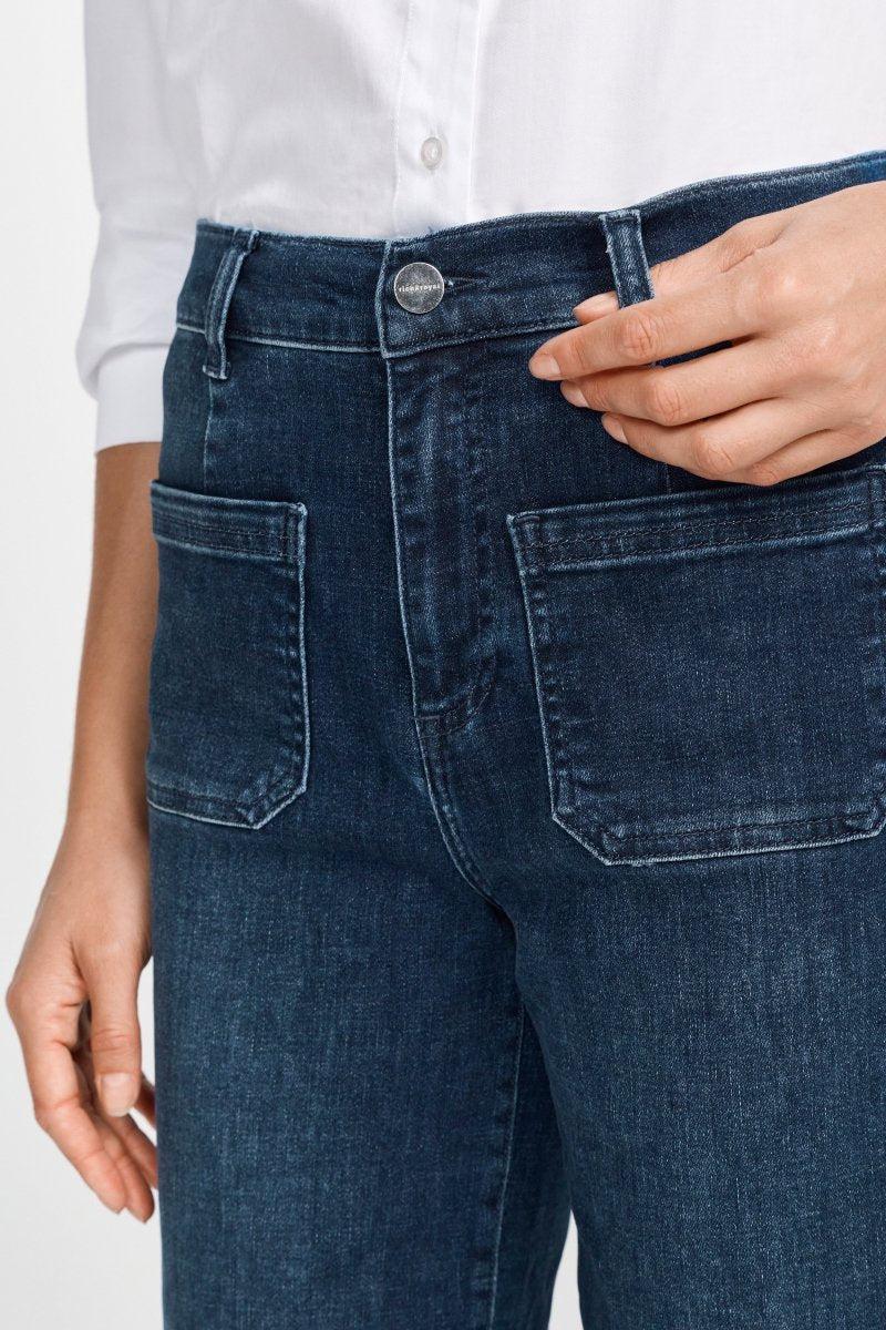 Cropped-Jeans mit geradem Bein-Rich & Royal