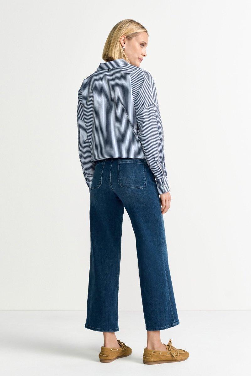 Indigo-Jeans mit Taschen-Rich & Royal