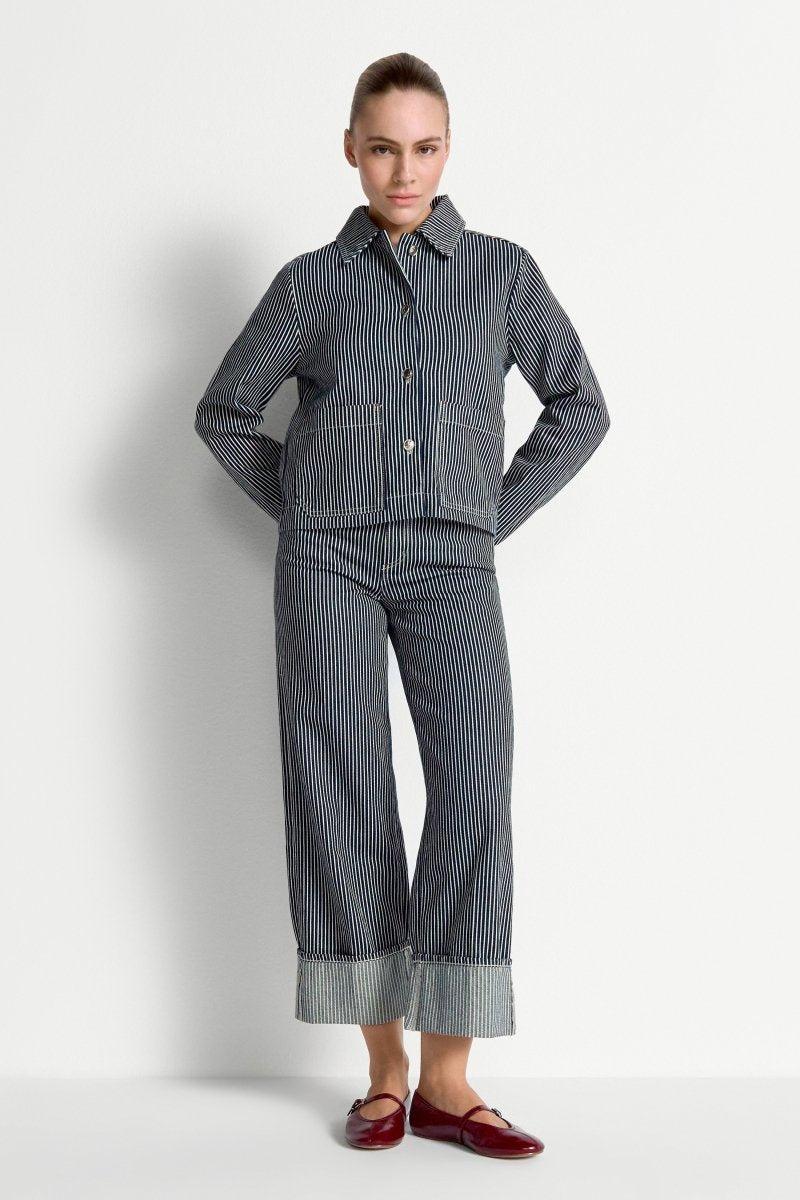 Jeans mit Nadelstreifen-Rich & Royal