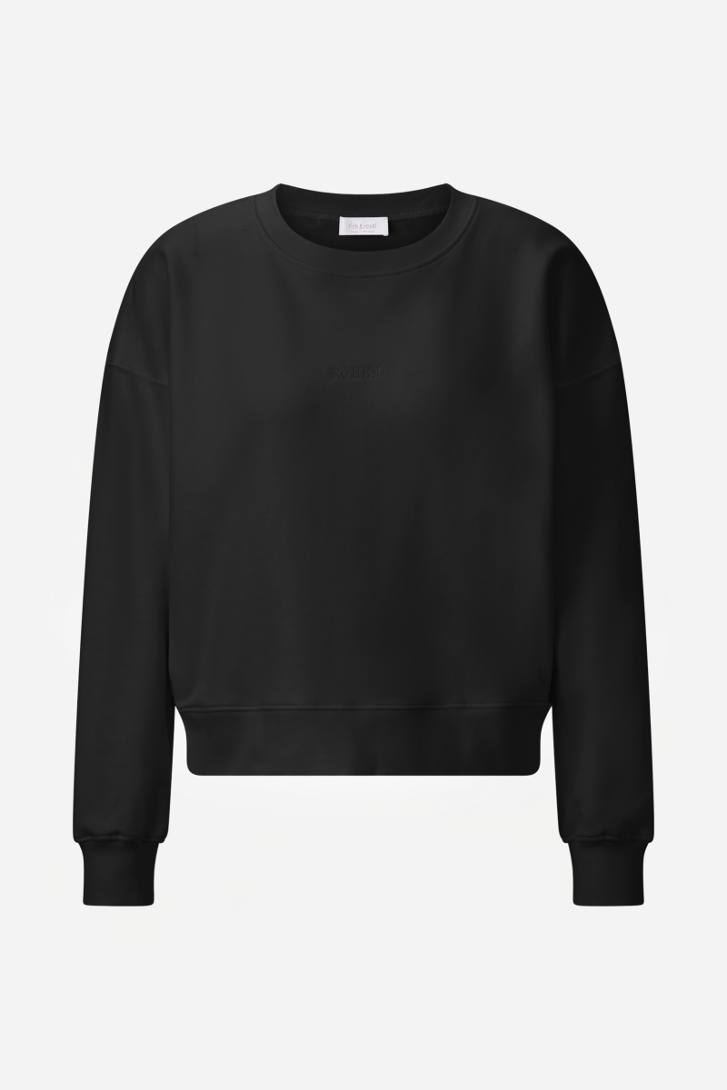 Oversize-Sweater mit Stickerei-Rich & Royal