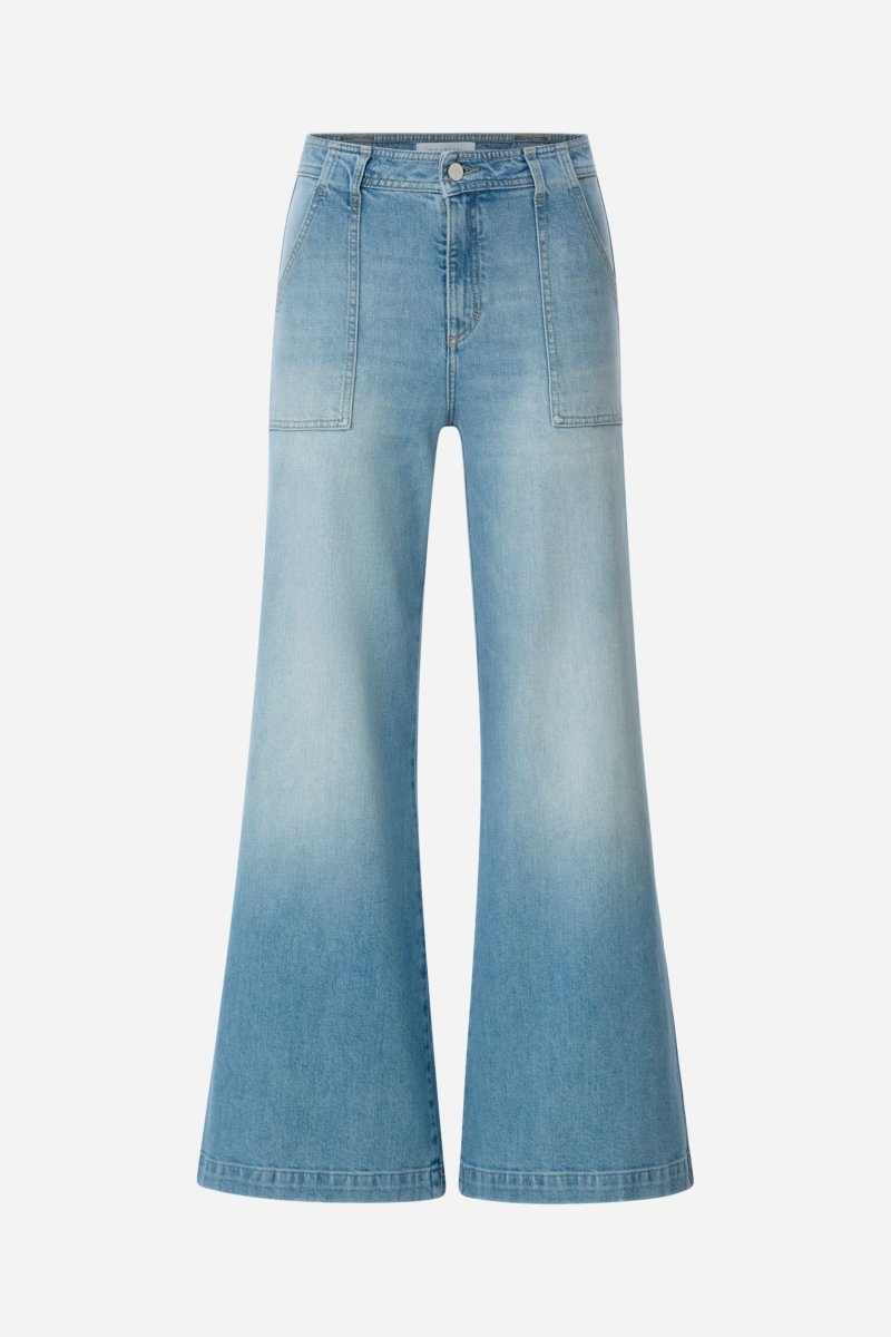 Denim Wide Leg Jeans-Rich & Royal