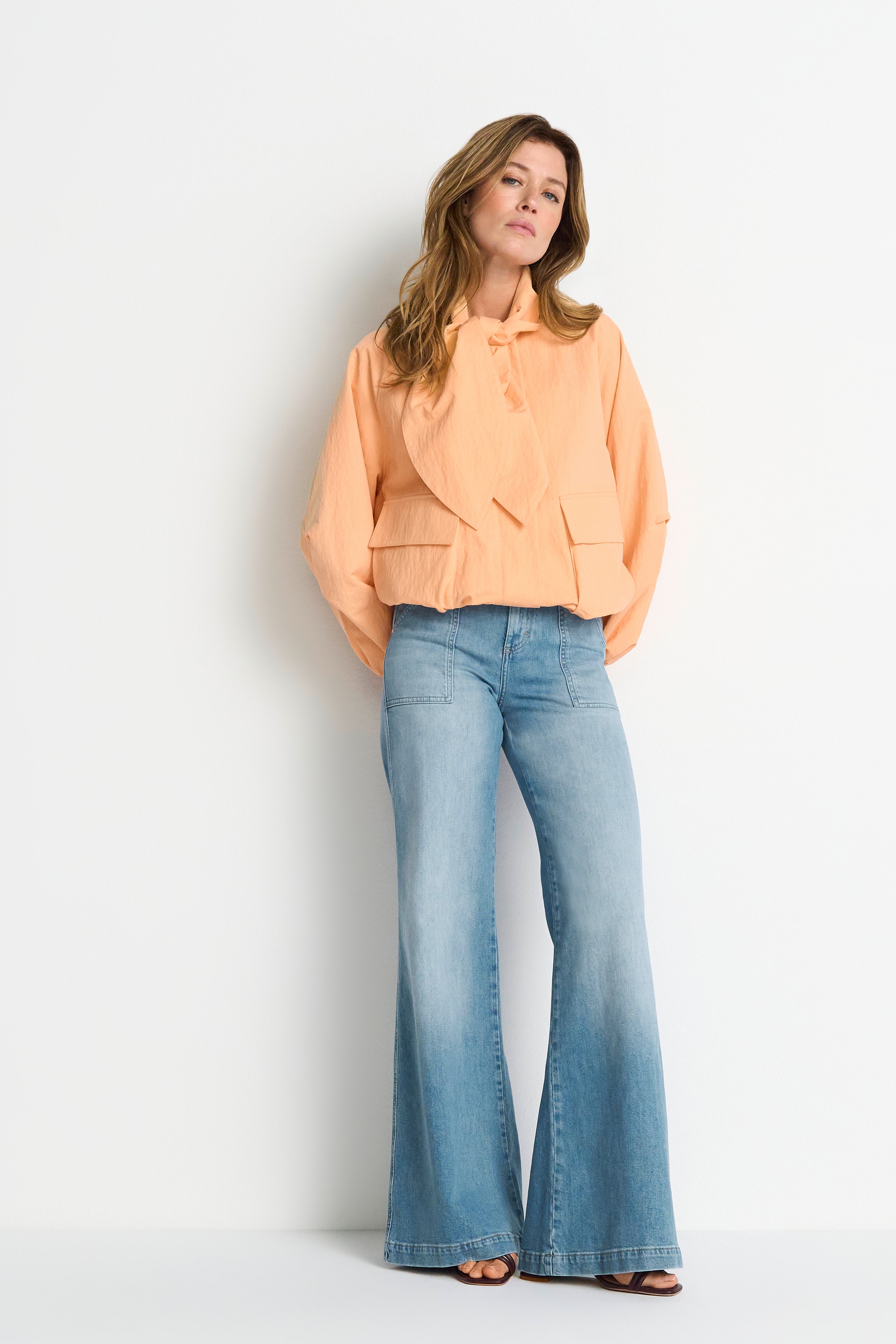 Denim Wide Leg Jeans-Rich & Royal