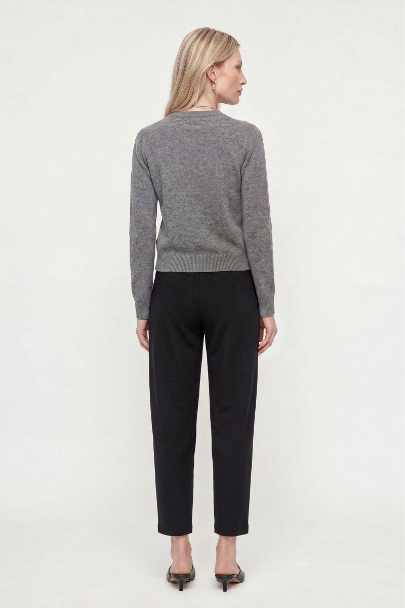 Barrel-Leg-Hose in 7/8-Länge-Rich & Royal