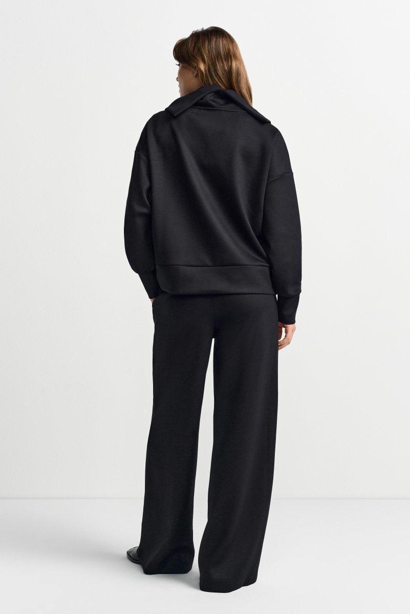 Sweatshirt mit Stehkragen-Rich & Royal