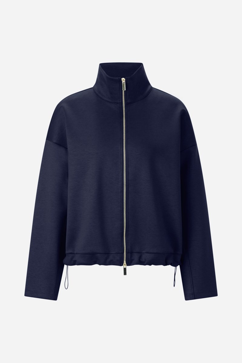 Sweatjacke mit Stehkragen-Rich & Royal