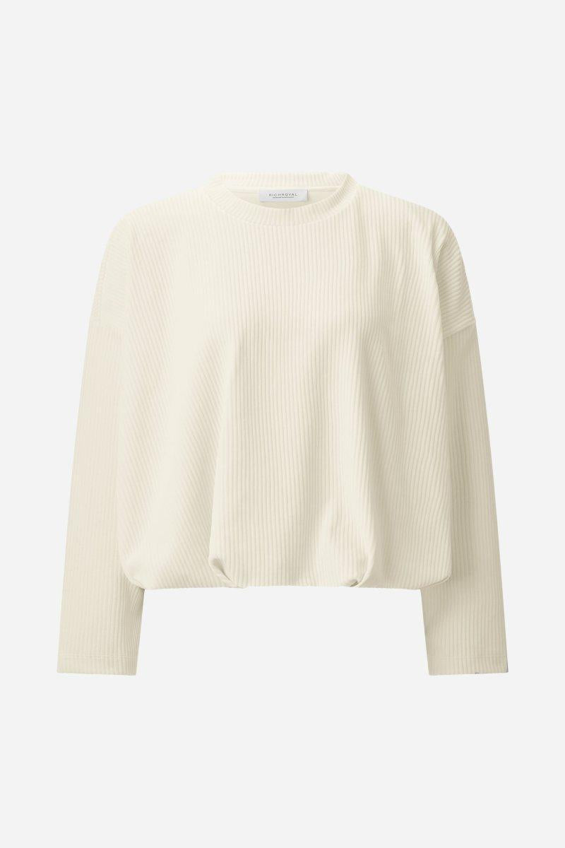 Cordpullover mit Mock-Neck-Rich & Royal