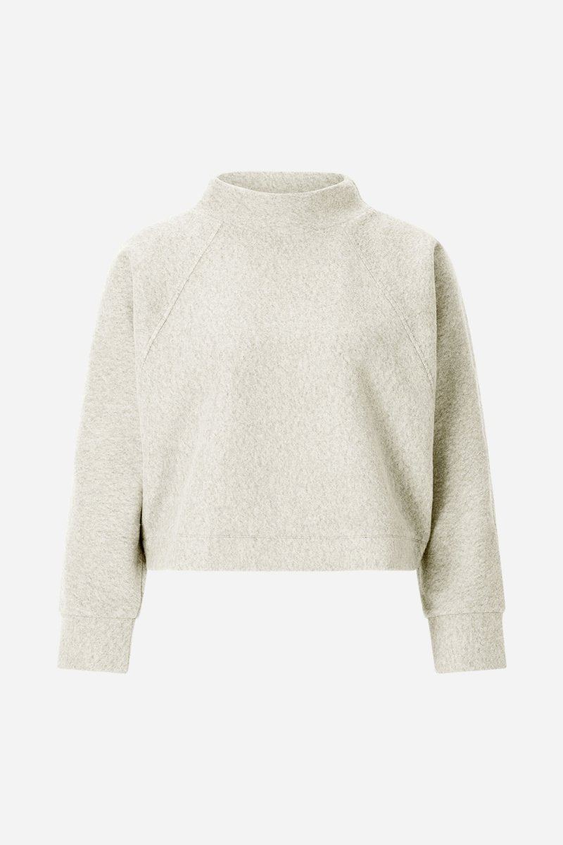 Cropped Sweatshirt mit Stehkragen-Rich & Royal