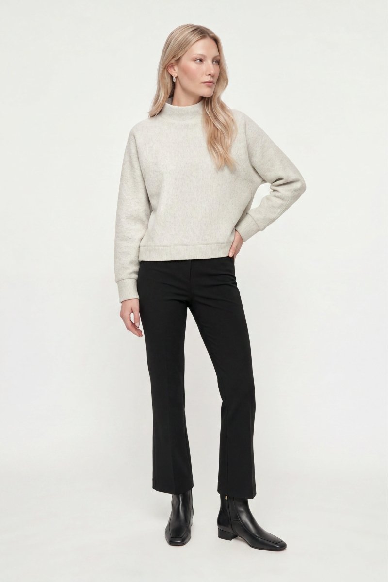 Cropped Sweatshirt mit Stehkragen-Rich & Royal