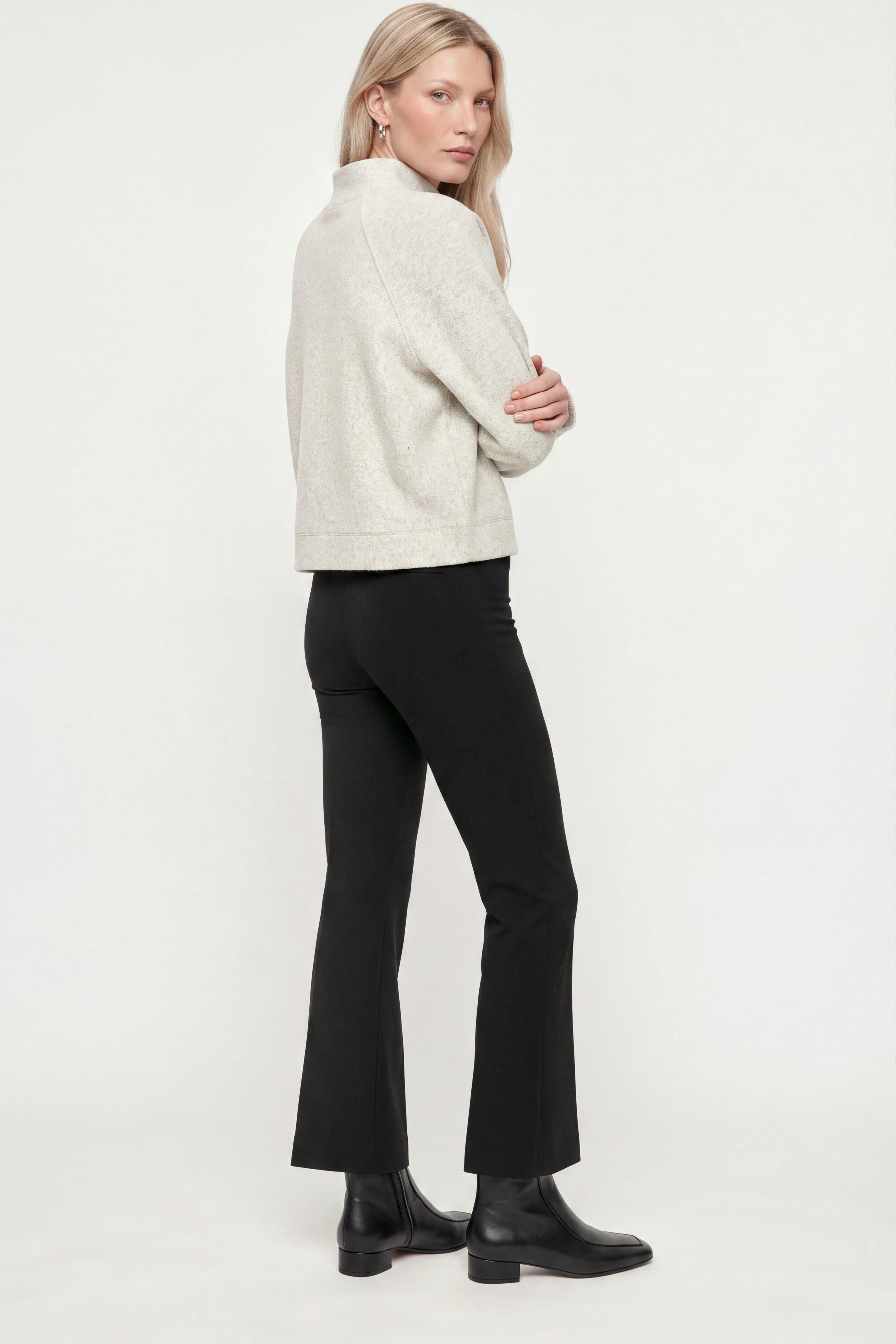 Cropped Sweatshirt mit Stehkragen-Rich & Royal