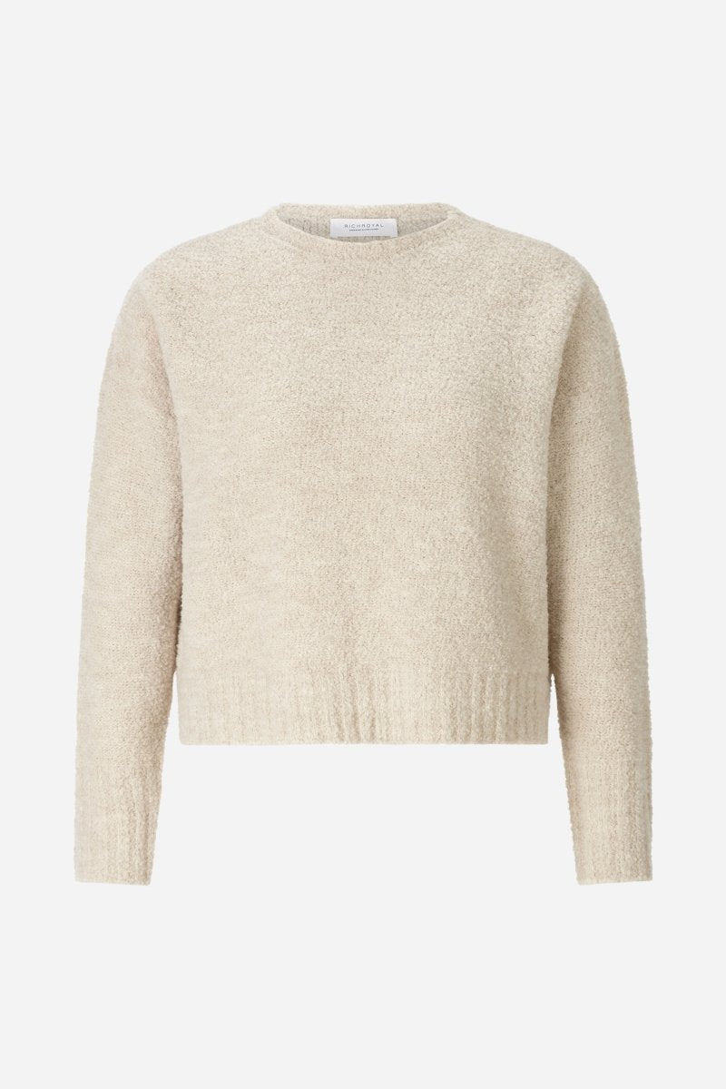 Bouclé-Pullover, cropped-Rich & Royal