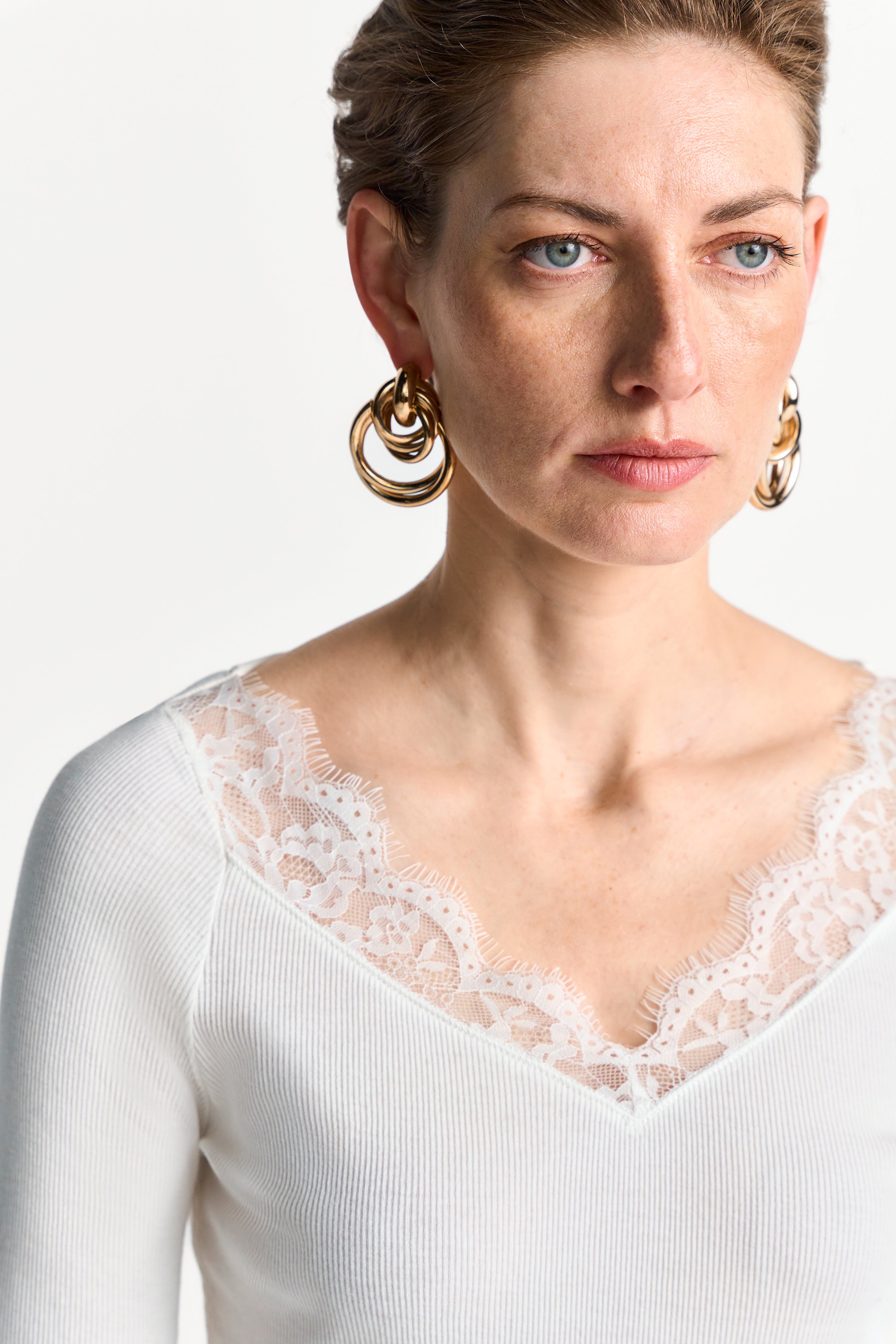 Longsleeve mit Spitze-Rich & Royal