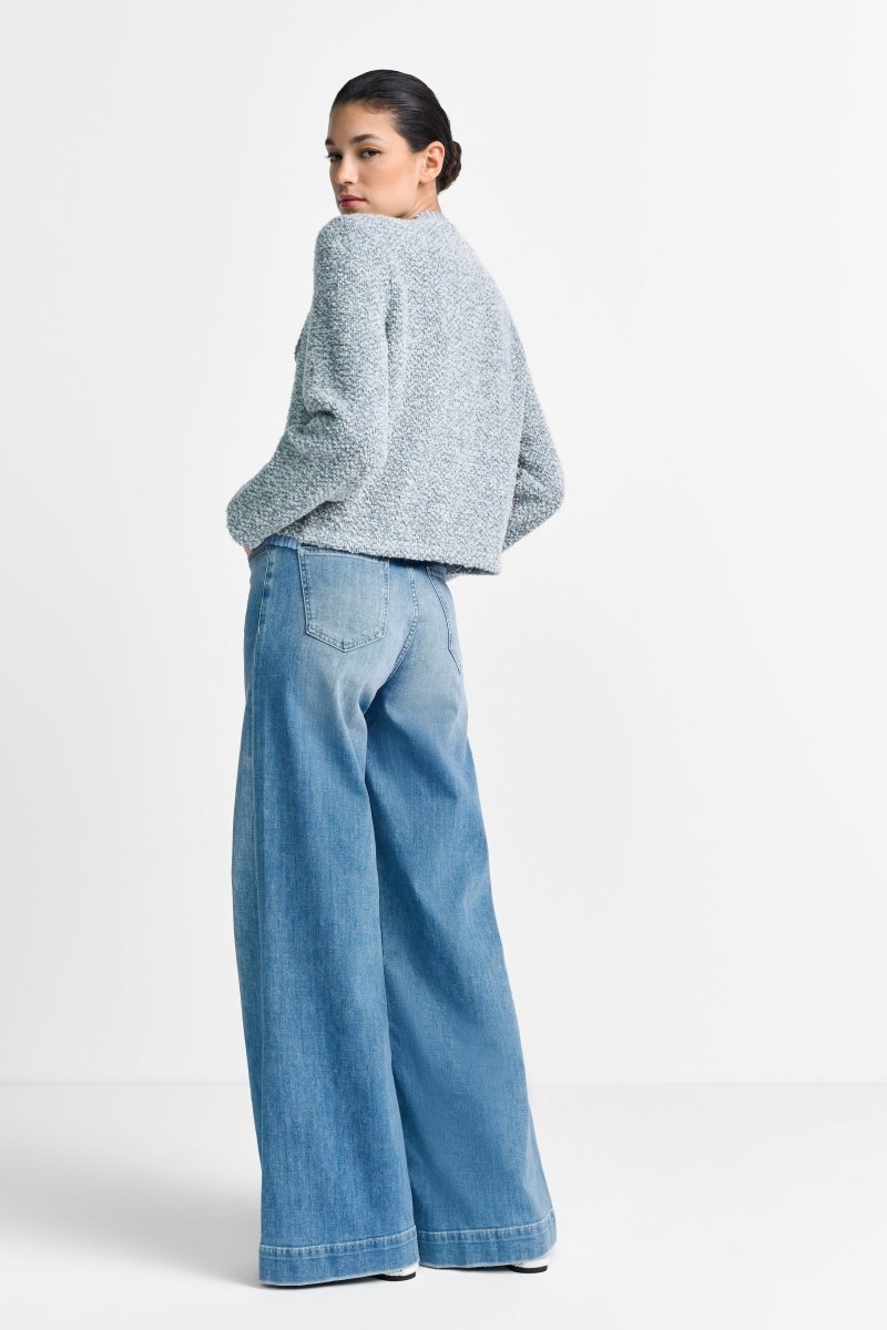 Hellblaue Jeans mit weitem Bein-Rich & Royal