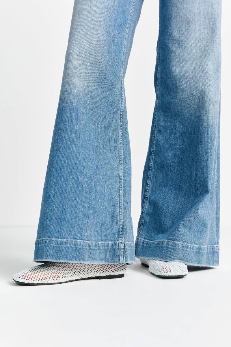 Hellblaue Jeans mit weitem Bein-Rich & Royal