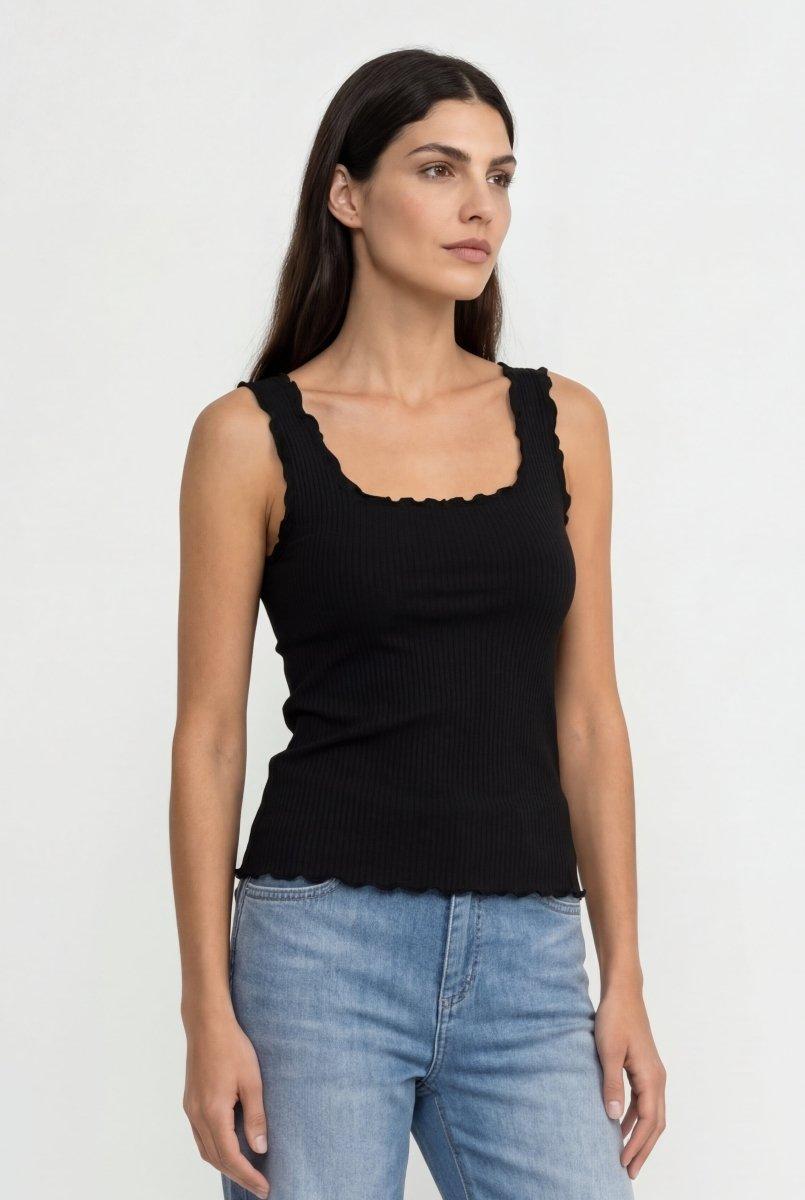 Top mit Rippstruktur-Rich & Royal