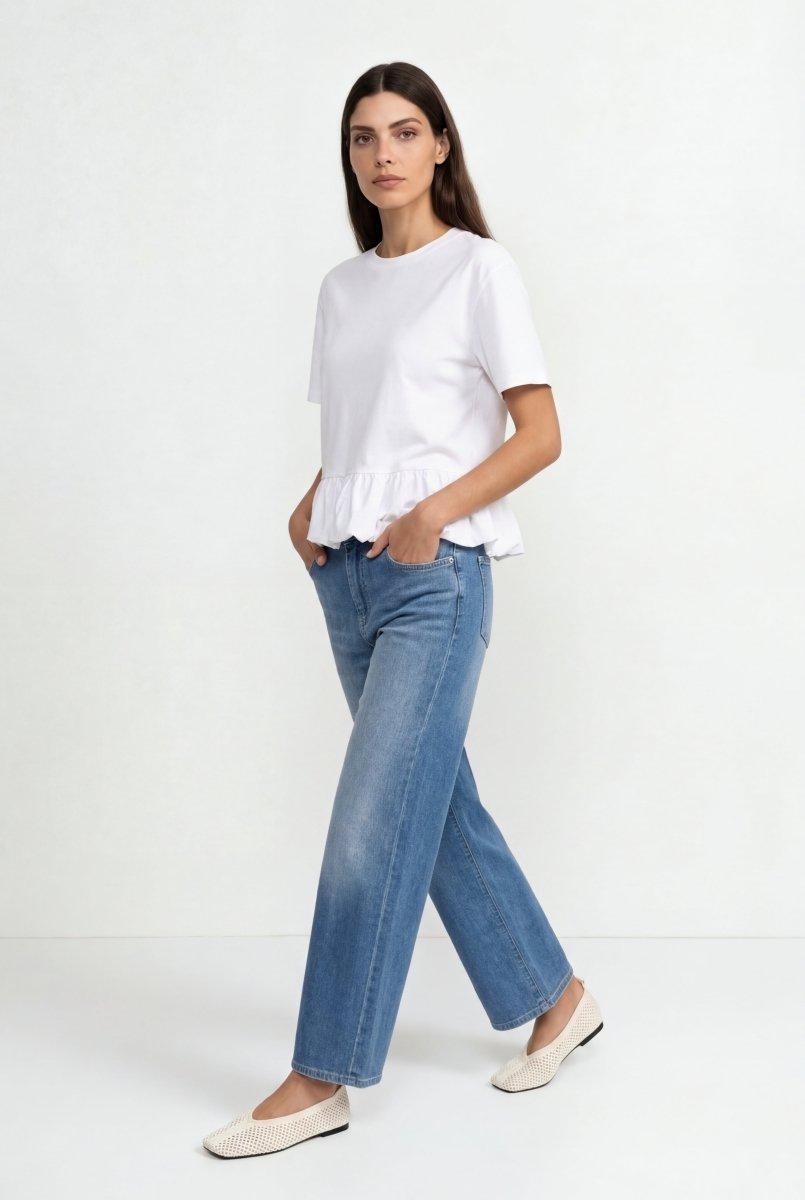 Shirt mit Volantsaum-Rich & Royal