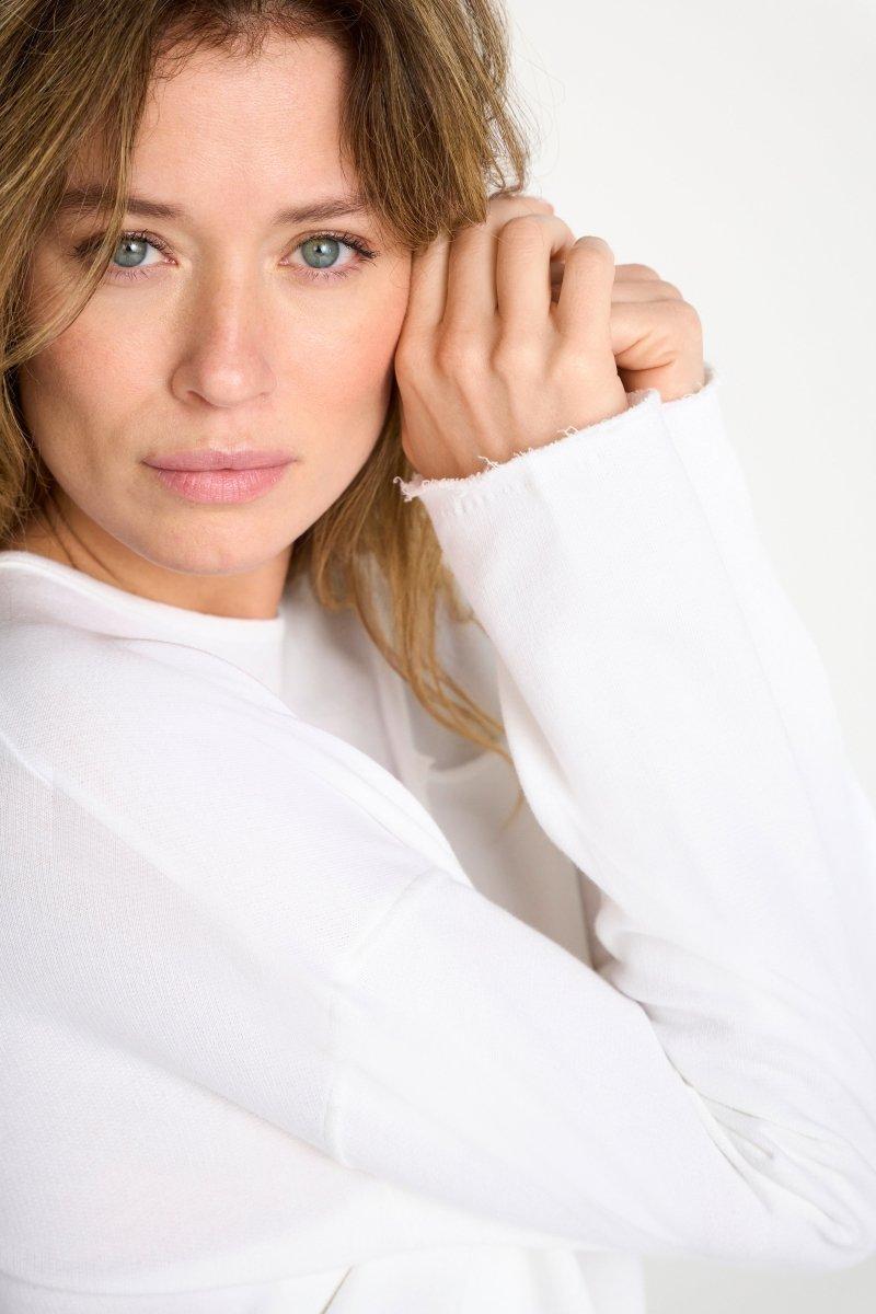 Cropped Sweatshirt mit Brusttasche-Rich & Royal