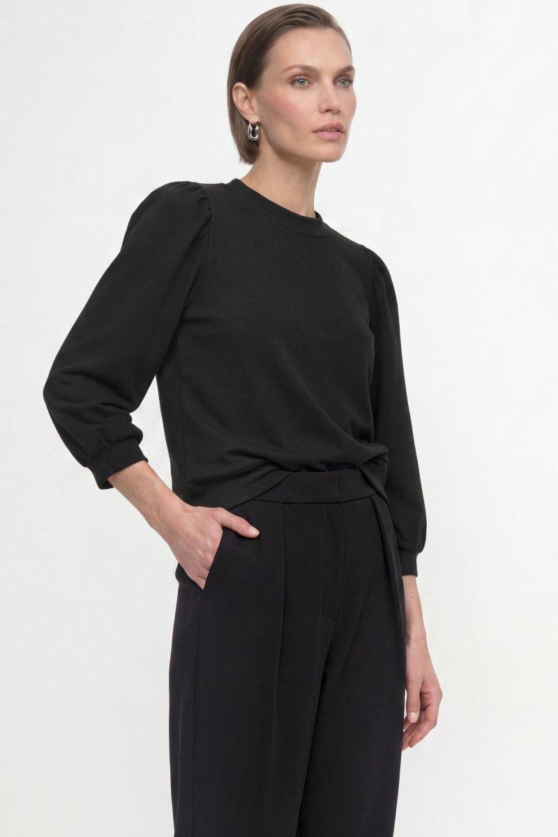 Sweatshirt mit Puffärmeln-Rich & Royal
