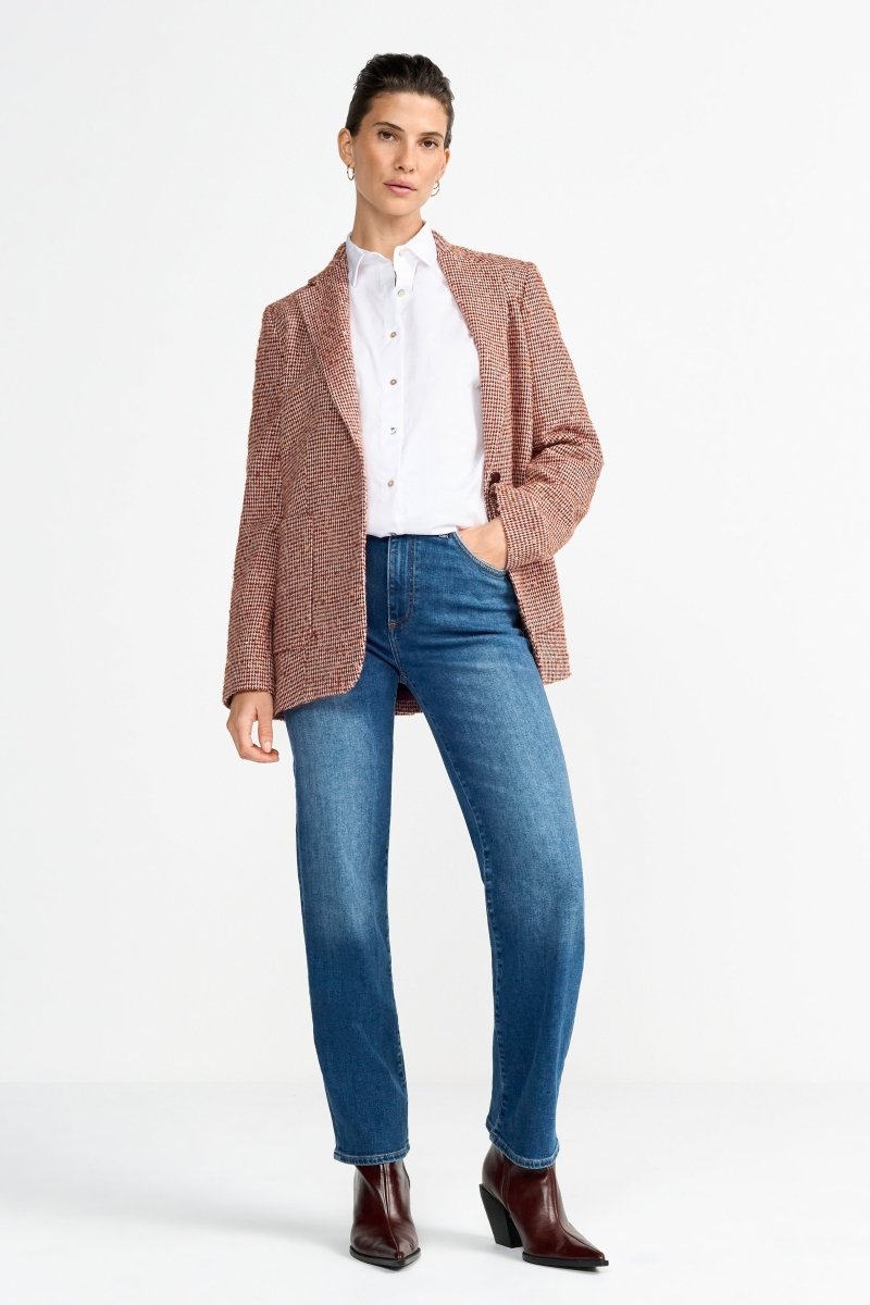 Slim-Jeans mit Mid Waist-Rich & Royal