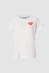 Boyfriend-T-Shirt mit Herzprint ─ 100% Bio-Baumwolle-Rich & Royal