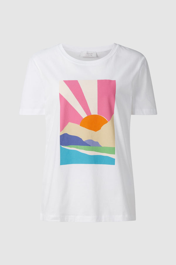 T-Shirt mit Sundowner-Print - 100 % Bio-Baumwolle-Rich & Royal