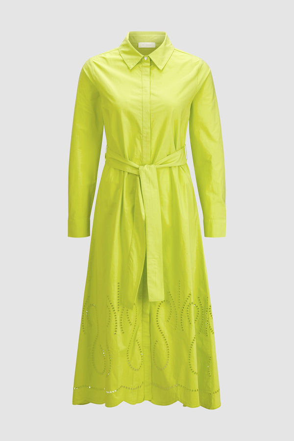 Hemdblusen-Kleid mit Lochstickerei - 100 % Bio-Baumwolle-Rich & Royal