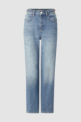 Zeitlose Blue Denim Jeans mit Horsebit-Detail-Rich & Royal